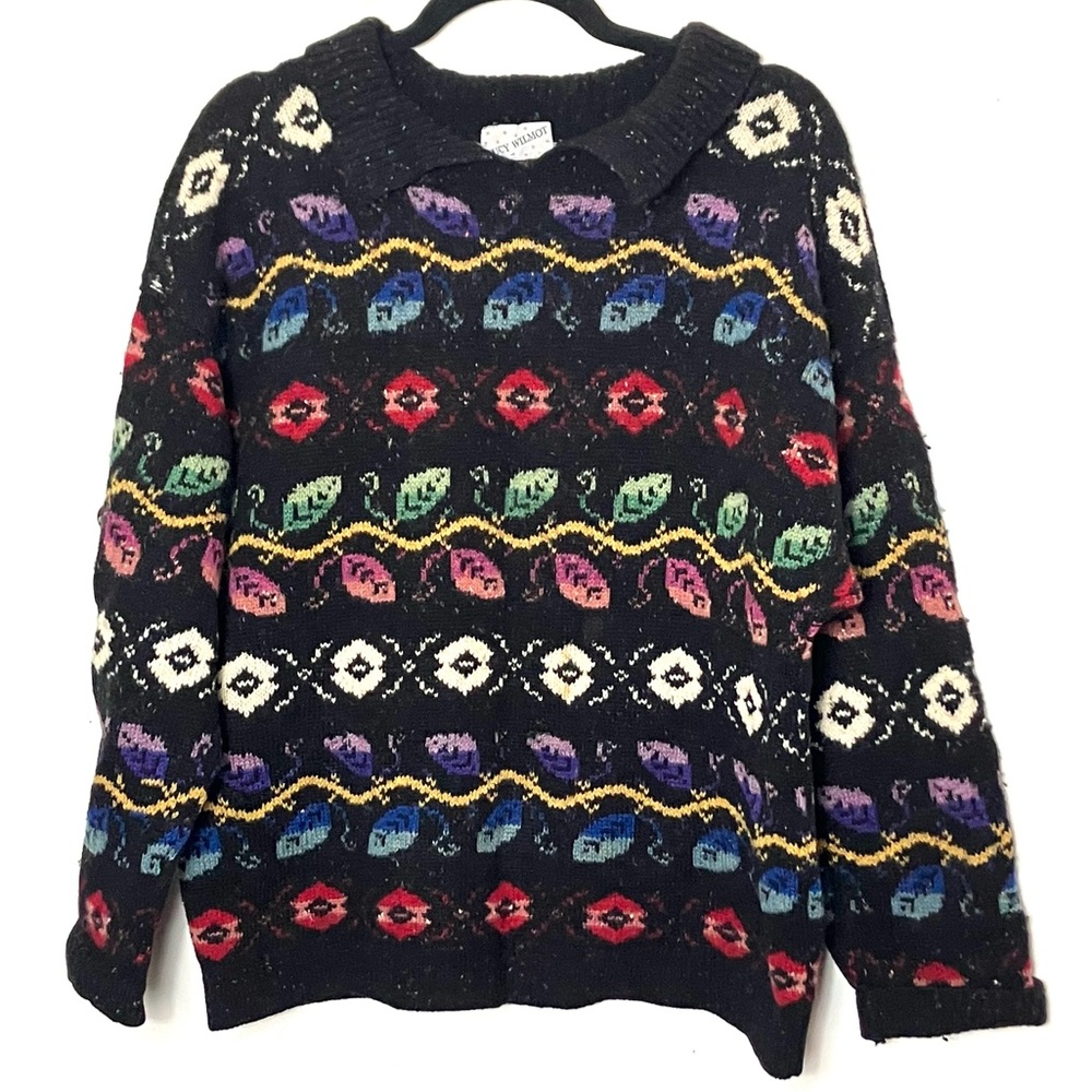 Vintage Lucy Wilmot Knit Sweater Jumper Small‎ Medium